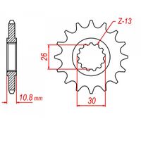 MTX 14 Tooth Front Sprocket for Yamaha FJ1100 1984