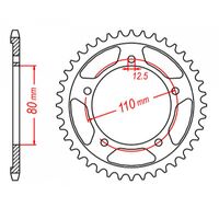 MTX 36 Tooth Rear Sprocket for Triumph Thunderbird Sport 1998-2004