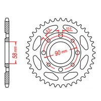 MTX 36 Tooth Rear Sprocket for Honda CB100 SUPER SPORT 1970-1972