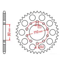 MTX 42 Tooth Rear Sprocket for Honda VF1000F2F 1984-1985