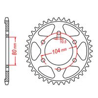 MTX 42 Tooth Rear Sprocket for Kawasaki Z900RS Cafe 2018-2022