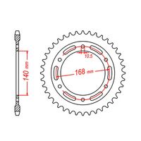 MTX 41 Tooth Rear Sprocket for BMW F650GS (800cc) 2013