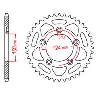 MTX 48 Tooth Rear Sprocket for Ducati Scrambler Sixty2 2016-2020