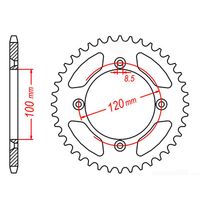 MTX 47 Tooth Rear Sprocket for Suzuki RM80 1989-2001