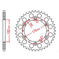 MTX 43 Tooth Rear Sprocket for Yamaha YZ465 1980-1981