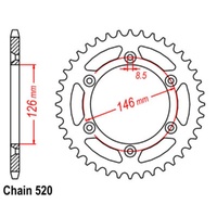 Supersprox 49 Tooth Rear Stealth Sprocket for Suzuki RM-Z250 2004-2006