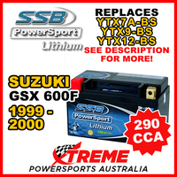 SSB 12V 290 CCA For Suzuki GSX600F GSX 600F 1999-2000 LFP14H-BS Lithium Battery