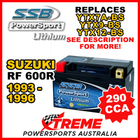 SSB 12V 290 CCA For Suzuki RF600R RF 600R 1993-1996 LFP14H-BS Lithium Battery