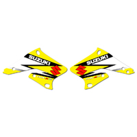 Strike Seats OEM Replica Shroud Graphics for Suzuki RMZ250 2004