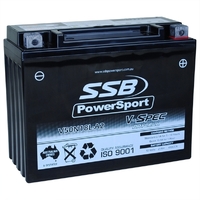 SSB 12V 450CCA 20AH V50N18L-A2 Can-Am Spyder FE SM6 2015-2016 V-Spec AGM Battery YTX18L-BS