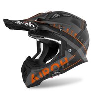 AIROH AVIATOR ACE 'AMAZE' ORANGE MATT Helmet Sizes S-XL