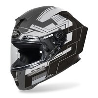 AIROH GP550-S 'CHALLENGE' BLACK MATT Helmet Sizes XS-XL