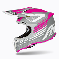 AIROH STRYCKER (AMSS) 'SHADED' PINK MATT Helmet Sizes XS-M