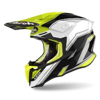 AIROH TWIST 2.0 'SHAKEN' YELLOW GLOSS Helmet Sizes S-2XL