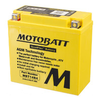 Motobatt MBT14B4 12V AGM Battery 13Ah 175CCA