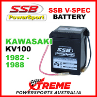 SSB Kawasaki KV100 KV 100 82-88 6V V-SPEC Dry Cell High Performance AGM Battery