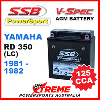 SSB 12V V-SPEC DRY CELL 125 CCA AGM BATTERY YAMAHA RD350LC RD 350LC 1981-1982