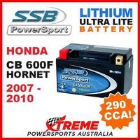 SSB 12V LITHIUM ULTRALITE 290 CCA BATTERY HONDA CB600F CB 600F HORNET 2007-2010