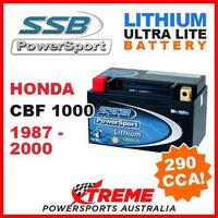 SSB 12V LITHIUM ULTRALITE 290 CCA BATTERY HONDA CBF1000 CBF 1000 1987-2000 MOTO