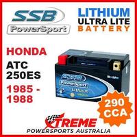 SSB 12V LITHIUM ULTRALITE 290 CCA BATTERY HONDA ATC250ES ATC 250ES 1985-1988