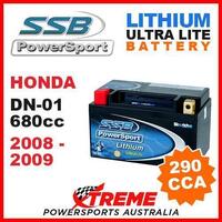 SSB 12V LITHIUM ULTRALITE 290 CCA BATTERY HONDA DN01 DN 01 DN-01 680cc 2008-2009