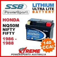 SSB 12V LITHIUM ULTRALITE 140 CCA BATTERY HONDA NQ50M NIFTY FIFTY 1986-1988 MOTO