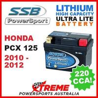 SSB 12V LITHIUM ULTRALITE 220 CCA BATTERY HONDA PCX125 PCX 125 2010-2012 MOTO