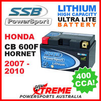 SSB 12V LITHIUM ULTRALITE 400 CCA BATTERY HONDA CB600F CB 600F HORNET 2007-2010