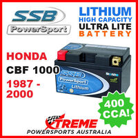 SSB 12V LITHIUM ULTRALITE 400 CCA BATTERY HONDA CBF1000 CBF 1000 1987-2000 MOTO