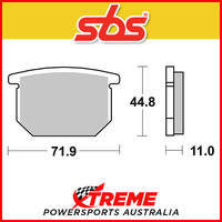 SBS Ceramic Rear Brake Pads for Aprilia SXC 125 2008-2012