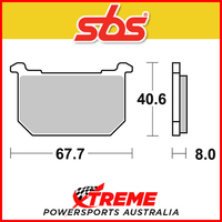 SBS Ceramic Front Brake Pads for Kawasaki Z 550 1981-1984