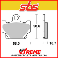 SBS Ceramic Front Brake Pads for Yamaha SR 125 SE 92-96