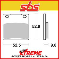 SBS Sintered Rear Brake Pads for Hyosung GT250 Comet 2002, 2004-2006