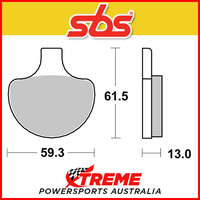 SBS Carbon Front Brake Pads for Harley Davidson FXST/B/C/S 84-99