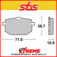 SBS Ceramic Front Brake Pads for Yamaha XT 600 87