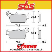 SBS Sintered Racing Rear Brake Pads for Honda XR 50 Motard 2005