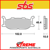 SBS Ceramic Front Brake Pads for Yamaha SRV 250 92-97