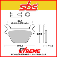 SBS Carbon Rear Brake Pads for HD FXST Softtail 1988-1999