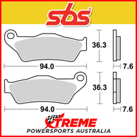 SBS Sintered Front Brake Pads for Aprilia RX 125 2000-2001,2008-2012