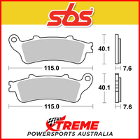 SBS Ceramic Rear Brake Pads for Honda VT 1300 CTA Interstate 2015