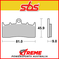 SBS Sintered Front Brake Pads for BMW R 850 R 04-06