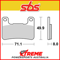 SBS Dual Carbon Race Front Brake Pads for Kawasaki ZX10R 08-10