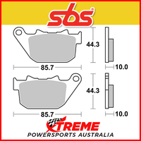 SBS Sintered Rear Brake Pads for Harley Davidson XL 50 2007