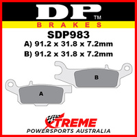 DP Brakes Yamaha YZ125 2008-2018 SDP Pro-MX Copper Front Brake Pad