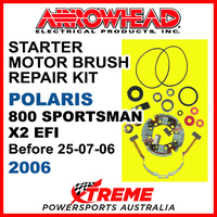 Arrowhead Polaris 800 SPORTSMAN X2 EFI 06, Bef 25-07-06 Starter Motor Brush Kit