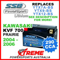 SSB 12V 290 CCA Kawasaki KVF700 Prairie 2004-2006 LFP14H-BS Lithium Battery