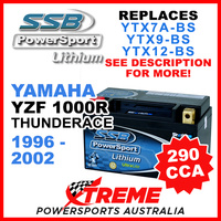 SSB 12V 290 CCA Yamaha YZF1000R Thunderace 1996-2002 LFP14H-BS Lithium Battery