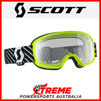 Scott Yellow Buzz MX Goggles With Clear Lens Motocross Dirt Bike