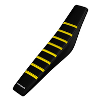 Strike Seats Gripper Pleated Yellow/Black/Black for Suzuki DRZ125 2001-2007