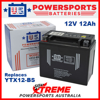 AGM 12V 12AH Battery for Arctic Cat 300 DVX 2009-2015 YTX12-BS